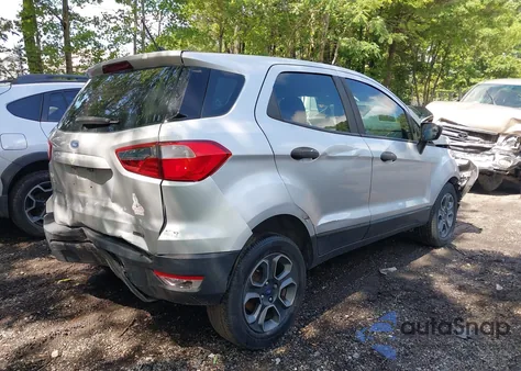 2020 Ford Ecosport S from USA, damaged, VIN MAJ3S2FE0LC364885